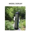 Green fishing rod bag, durable folding fishing gear handbag, multi-functional large-capacity high-quality fishing rod box.