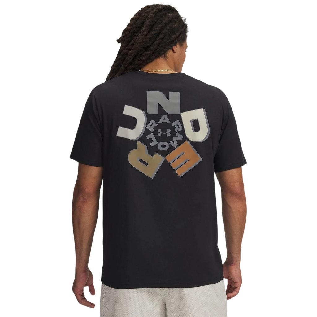 Under Armour Mens Radial Wordmark T-Shirt