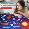 41PCS Space Felt Story Board Set - 43"x29" Solar System Universe Toy, Hangable Early Learning Activity Kit