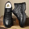 First layer cowhide wool snow cotton shoes men's shoes winter velvet thickened high-top leather shoes warm dad winter shoes genuine leather