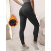 Women High Waist Fleece Lined Pocket Tight Yoga Workout Leggings