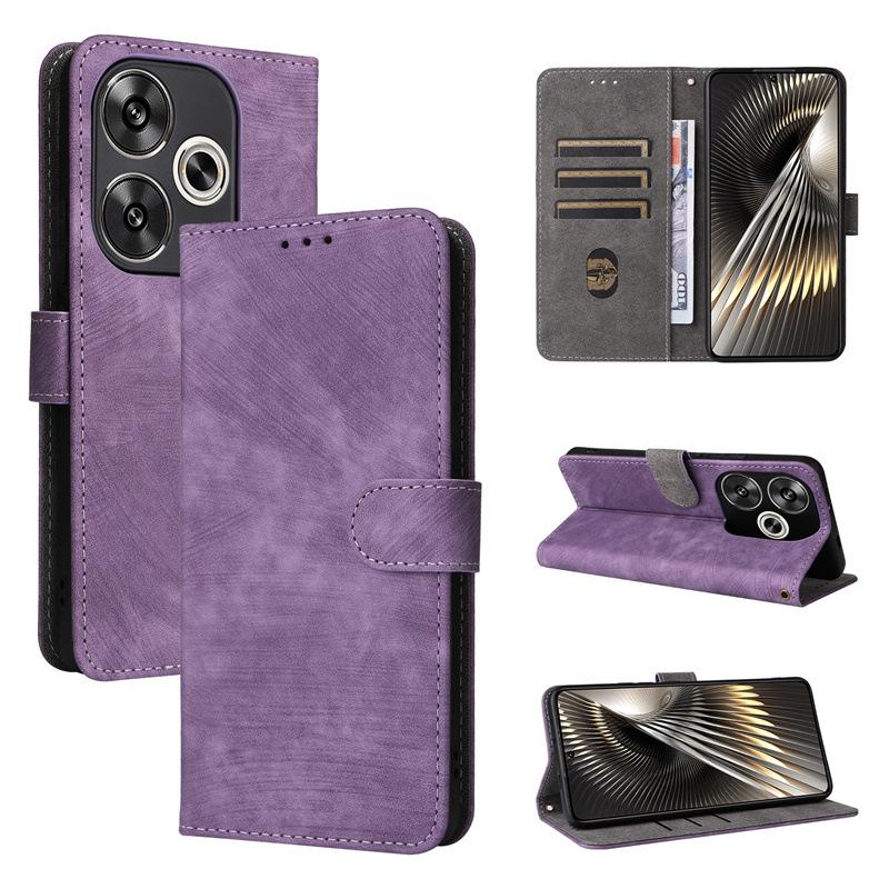 

Чохол-фліп для телефону Xiaomi Poco F6 із штучної шкіри, повний захист [блокування RFID] for Xiaomi Poco F6