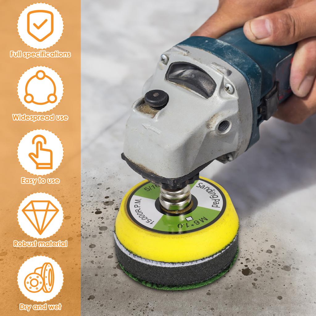 50/160/240Pcs 2/3 Inch 50mm Sanding Discs Pads 80-5000 Grit Abrasive Polishing Pad Kit For Drill Grinder Rotary Tools Sandpapers