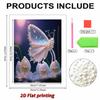 DIY Butterfly Pearl Art Painting for Home Wall Decor Pearl Gem Paintings Picture Arts Craft  for Adults/Beginners Gift Idea Home Decor Without Frame