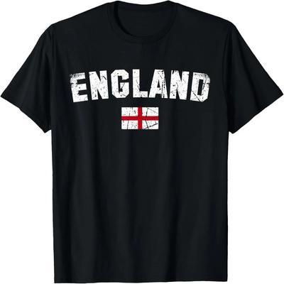 ENGLAND Flagge Vintage _ Herren Damen Kinder _ ENGLAND T-Shirt