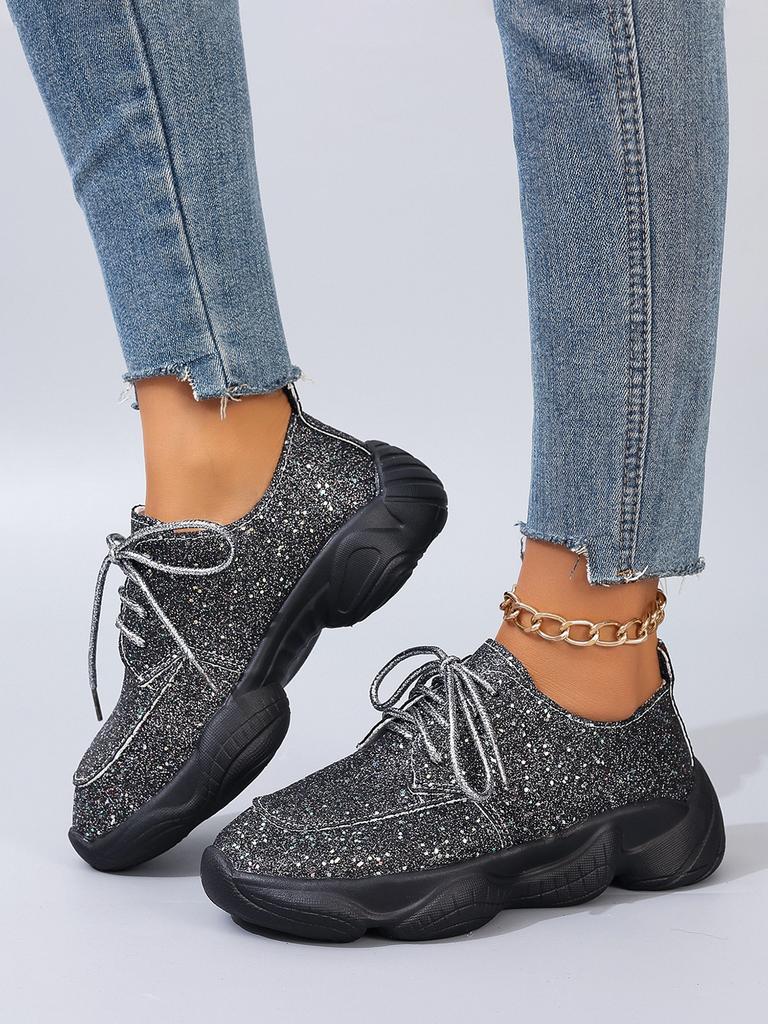 2025 New Spring Fly-woven Mesh Casual Sports Women's Shoes Breathable Thick-soled Dad Shoes Summer