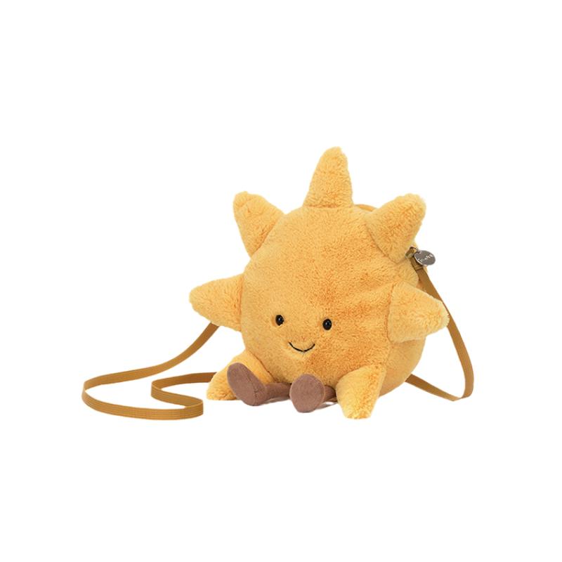 JELLYCAT Fun Items Series Sun Bag Cute Doll Plush Doll 24cm High