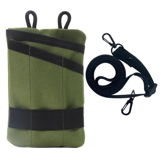 Outdoor EDC Werkzeug Aufbewahrungstasche mit 3 Werkzeugschlitzen Reißverschlusstasche Oxford Stoff EDC Ausrüstung Münzen Bargeld Schlüssel Organizer Tasche Geschenk für Männer