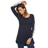Tshirt Long Sleeve Polyester Fabric Casual Slim Fit For Daily Wear