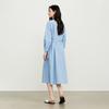 JOY SPEAKER Women's Casual Long Sleeve A-Line Shirt Dress