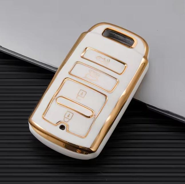4 Buttons New Soft TPU Smart Remote Car Key Shell Case Cover  for Kia Cadenza K900 2014 2015 2016 2017 Protector Shell Keychain
