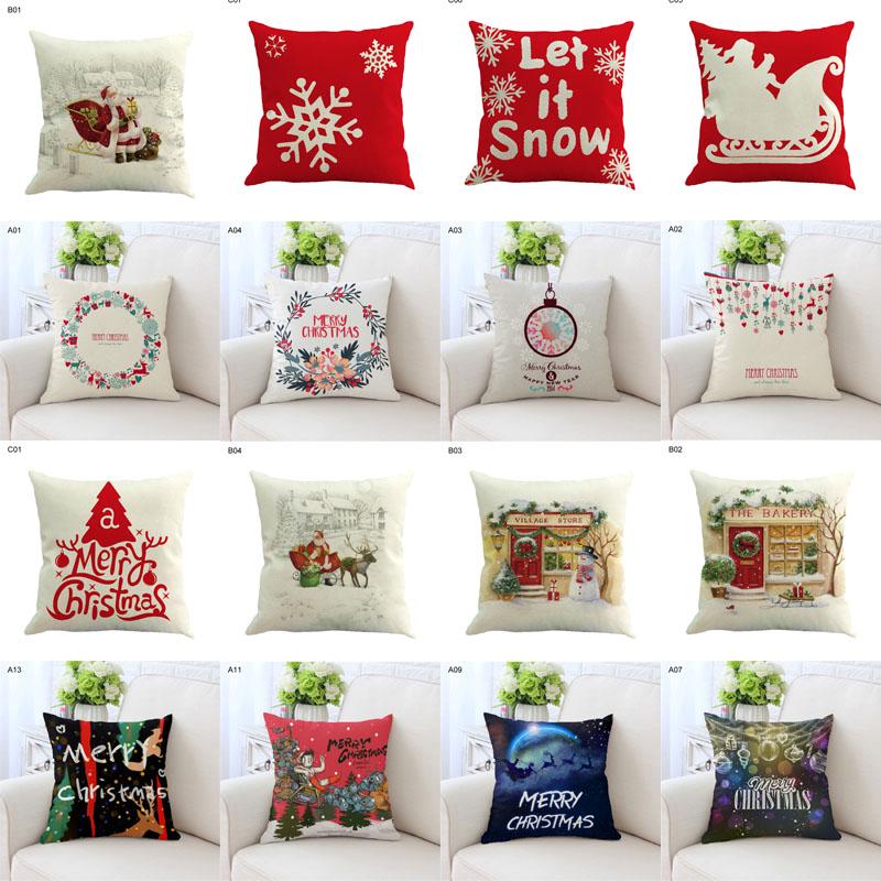 

Рождественский стиль узор наволочка мода квадратная подушка автомобиль диван домашний офис декор
