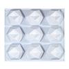 Diamond Ball Candle Mold Multi-sided Geometry-Candle Silicone Mould Handmade Soap Mold for DIY Fondant Cake Candy-Decor