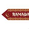 Eid Mubarak Table Runner Moon Mosque Star Ramadan Runners for Dresser