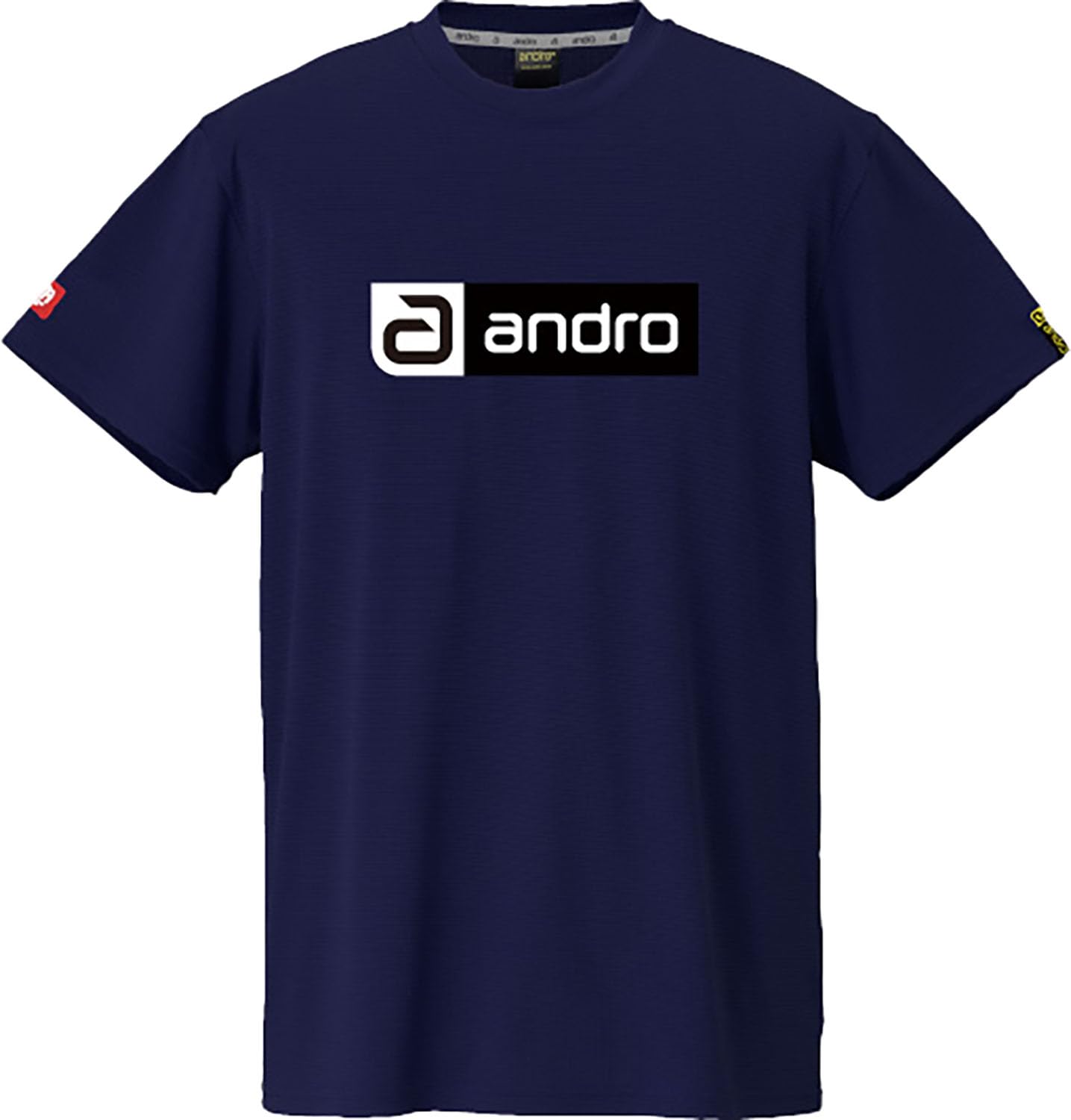 

Andro Table Tennis Game Table Tennis Unisex Napa Deo Navy x Size L Shirt, J.T.T.A (Japan Association) Approved, T-Shirt, CB, White,