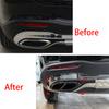 ABS Exhaust Muffler Pipe Tip Tailpipe Cover Trim Covers For Benz GLC Class X254 2023+ GLC260 GLC300