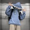 Unisex Shark Hat Sweatshirt: 2021 Autumn/Winter, Velvet-Lined, Loose Fit, Humorous Design for Couples and Students