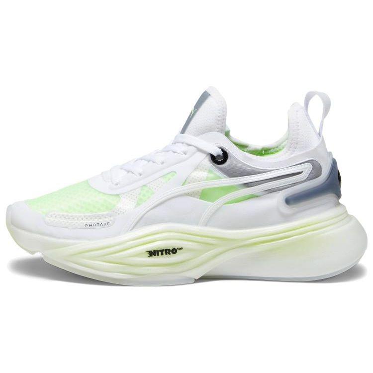 

PUMA Women s PWR XX Nitro Squared White Speed Green 378688-02 EU 37