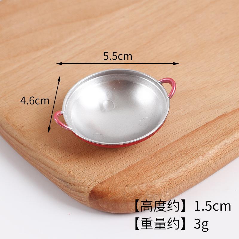 Mini Miniature Simulation Plate Small Bowl Tableware Diy Food Play Accessories Mini Container Play House Kitchen Toys