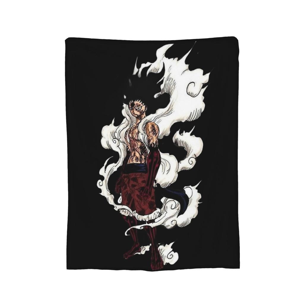 Zoro Wanted Luffy Anime Blanket Flannel Throw Blanket Bedroom Sofa Printed Ultra-Soft Warm Bedsprea,