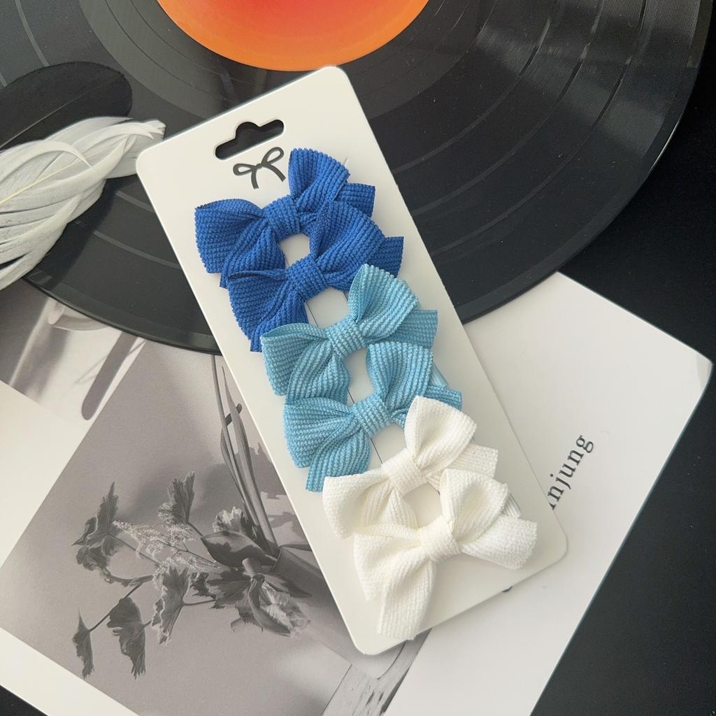 Multi Colored Hair Clip, Children's Bow Combination Hair Clip, Set Of 10 Pieces