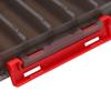 With Handle Tackle Box Double Sided Bait Storage Box Durable Lure Storage Box  Freshwater Saltwater