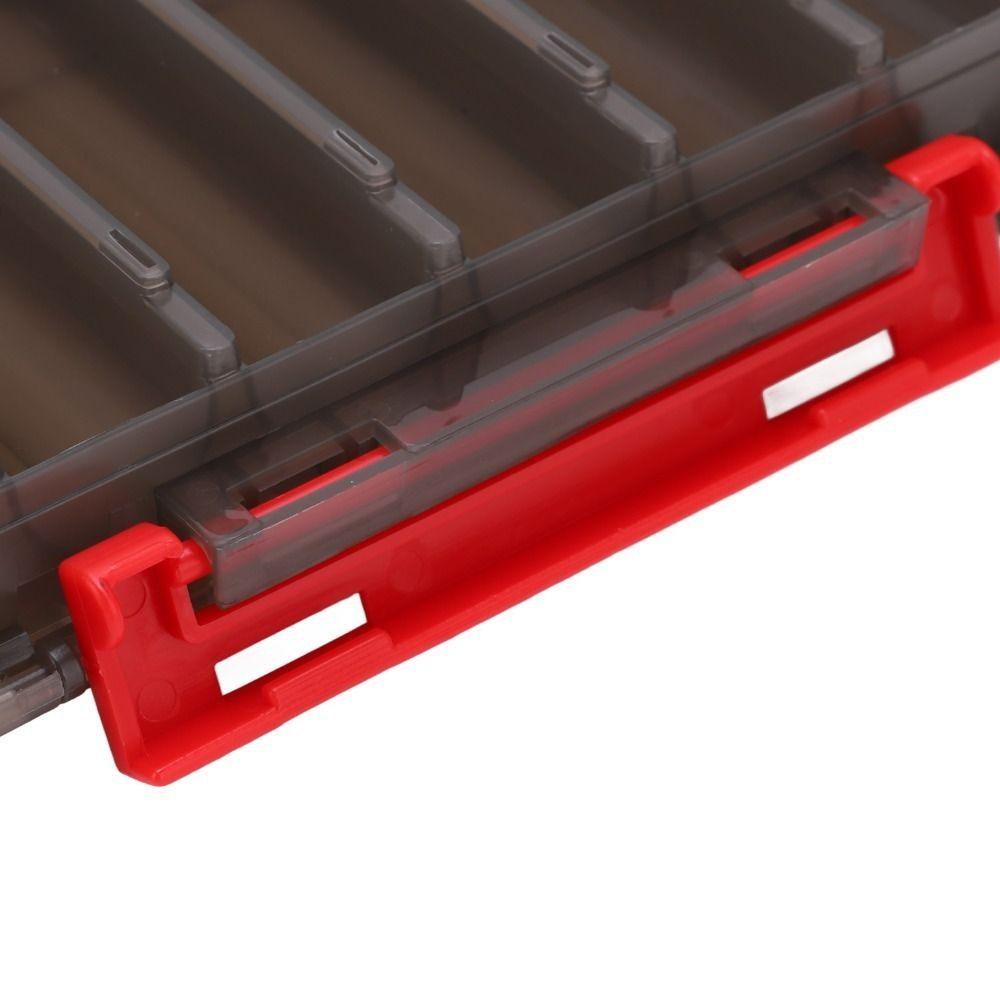 With Handle Tackle Box Double Sided Bait Storage Box Durable Lure Storage Box Freshwater Saltwater
