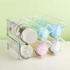 Food-Grade PET Transparent Organizer for Beverage Bottles and Red Wine - Desktop Storage Rack