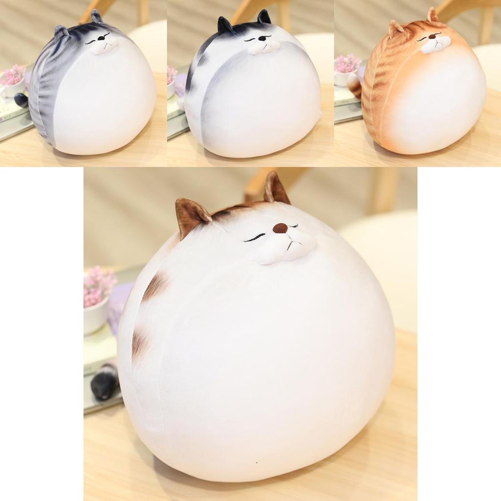 Adorable Plush Cat Doll Soft Toy For Cozy Sleep With Cute Cat Patterns And Colors