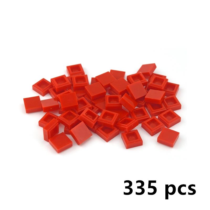 335pcs DIY Building Blocks Figure Bricks Smooth 1x1 ColorFul Educational Creative Size Compatible All Brand Toys for Children