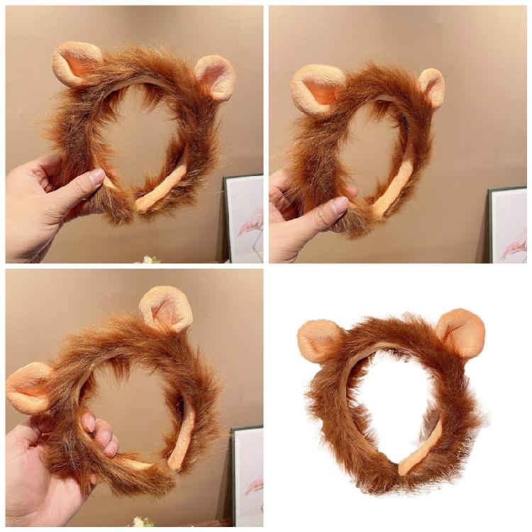3D Animal Hairhoop Lion Hairband Party Headband Holiday Hair Ornaments