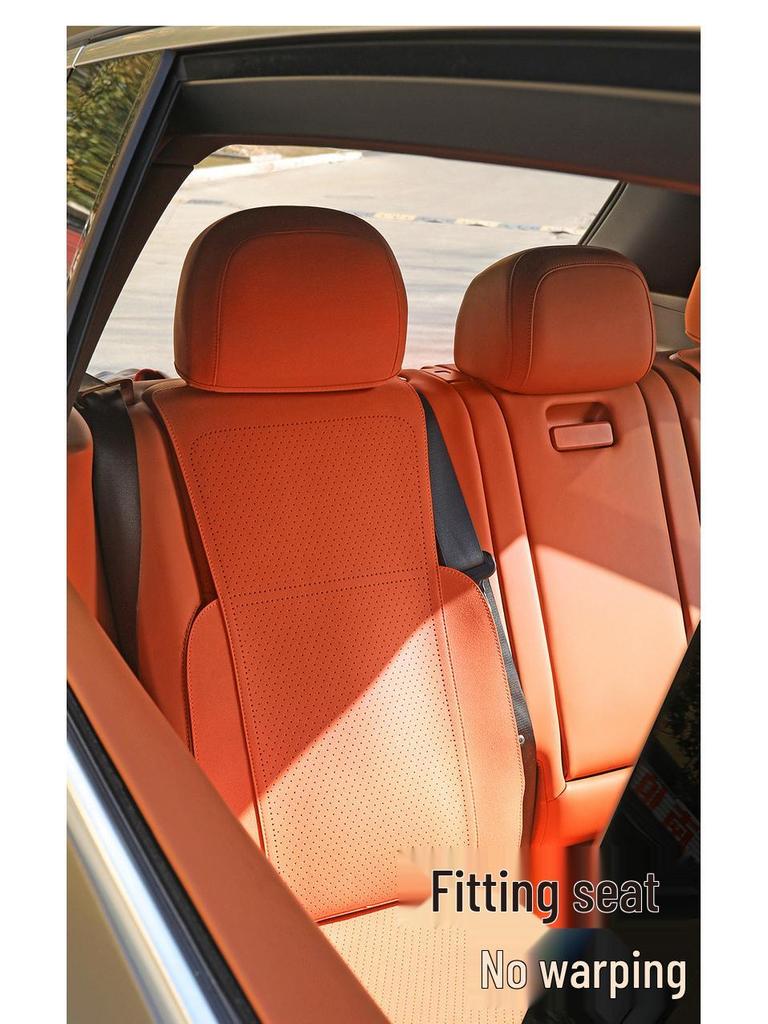 Ideal L7 Universal Suede Car Seat Cushion – Breathable, Four Seasons Cool Pad Cover