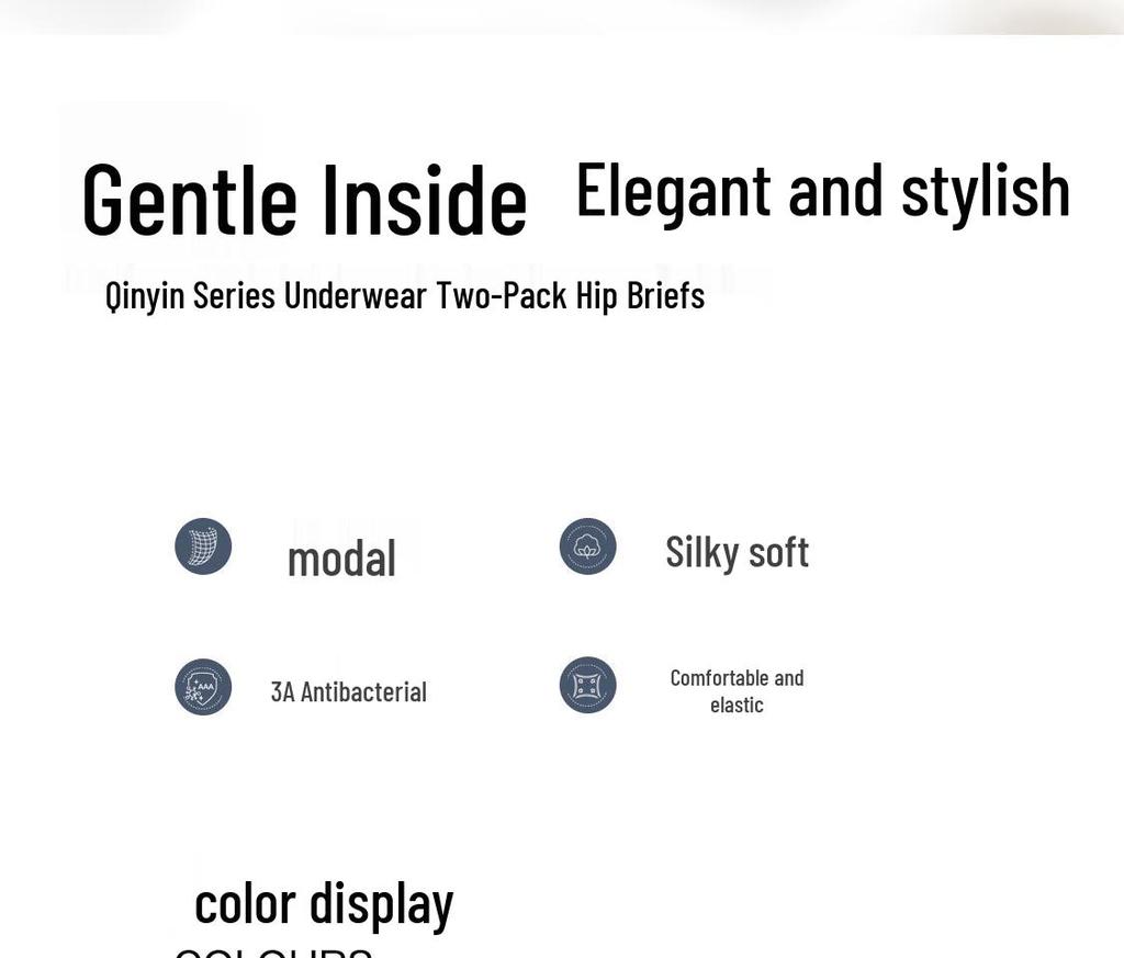 AIMER MEN 24AW Moisture-Wicking Boxer Briefs 2-Pack