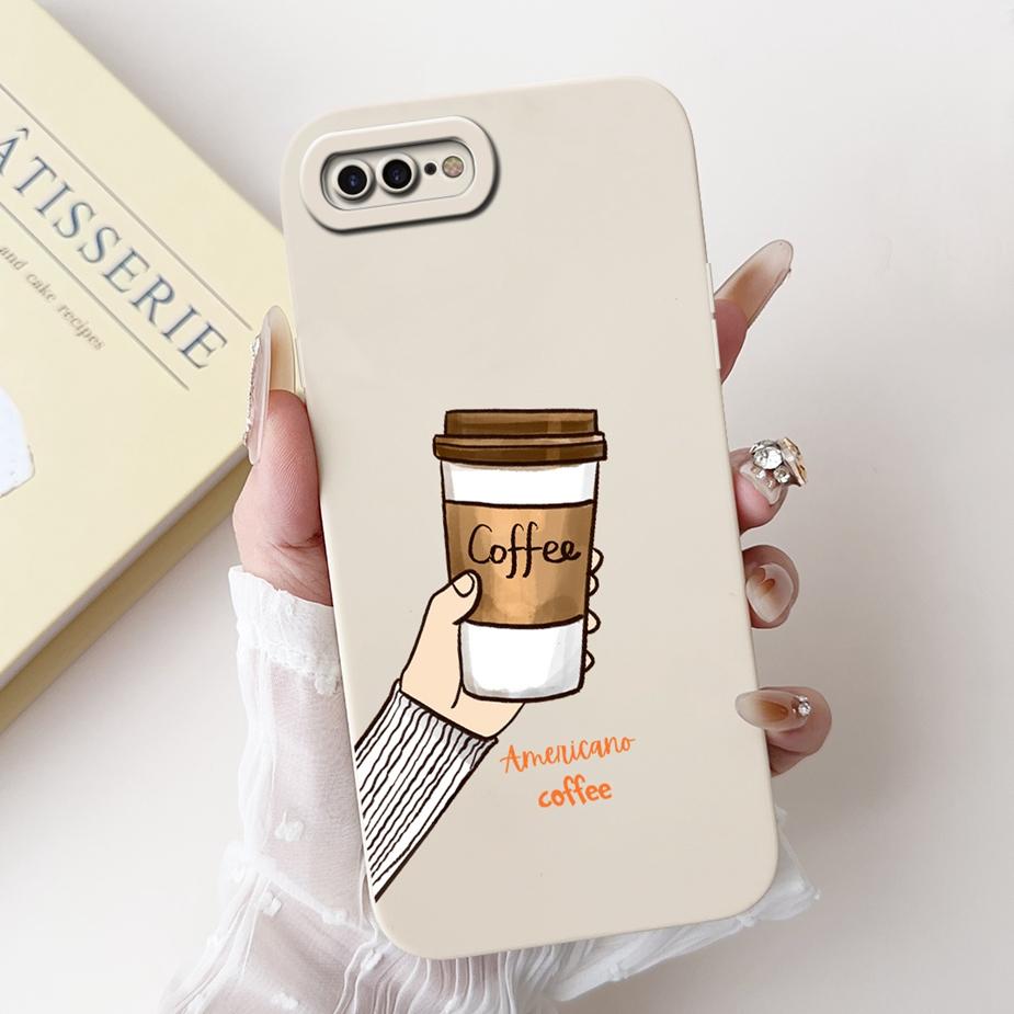 For Apple iPhone 7 Plus Case iPhone8 Plus Luxury Candy Painted Cover Shockproof Phone Case For iPhone 8 iPhone7 Plus Soft Fundas