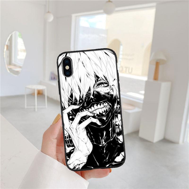 HK73 Tokyo Ghoul Soft Shell Phone Case for iPhone SE X XS XR 16E 17 11 Pro Max 8 7 6 6s Plus Air
