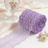 Water Soluble Lace 4cm Width Ideal For Clothing Sewing Craft Projects And Decorative Use Polyester Fabric