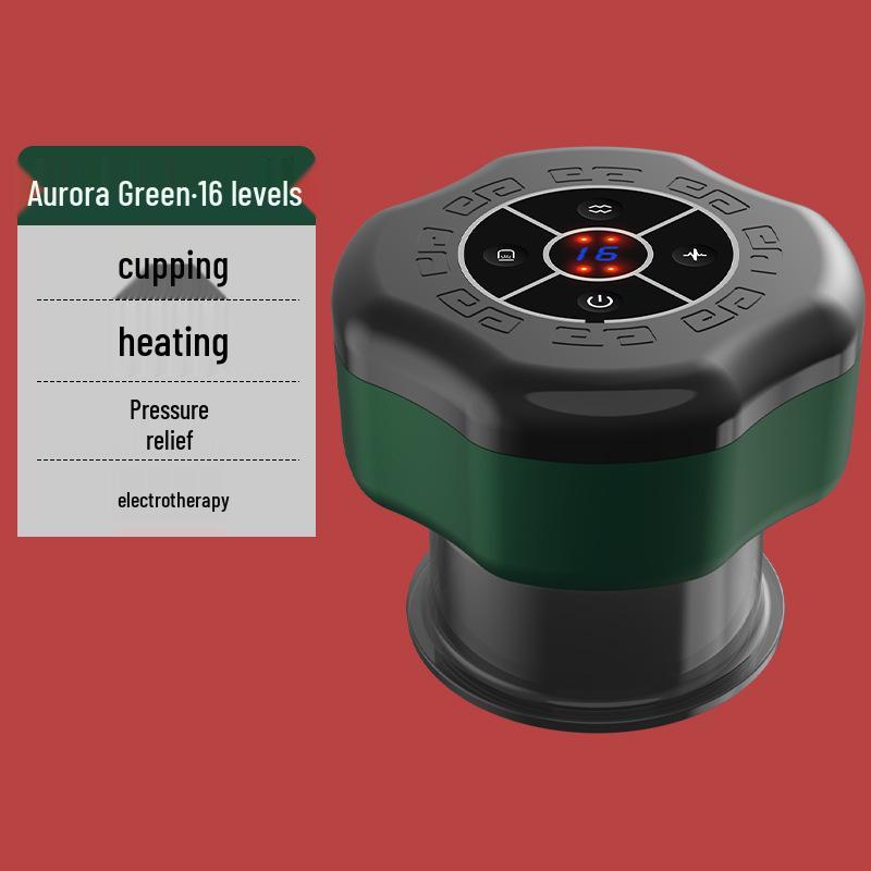 Akıllı Vakum Hacamat & Isıtma Masaj Aleti: Elektrikli Vakum, Meridyen Drenajı ve Fizyoterapi Aleti.