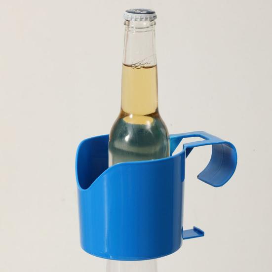 Swimming Pool Drink Holder Hollow Design Stackable Universal Simple Installation Pool Edge Drink Holder Poolside Can Holder