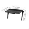 Adjustable TV Set Top Box Shelf, Drill Storage Rack, Living Room Organizer Universal 11x18cm