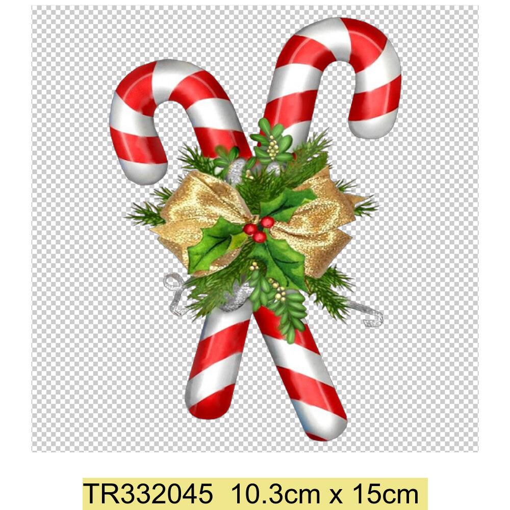 Aufbügelbilder Weihnachten Weihnachtsmann Bäume Kleidung DIY T-Shirt Kleid Applikation Wärmeübertragung Weihnachtsbaum Auto Aufbügel-Vinyl-Aufkleber