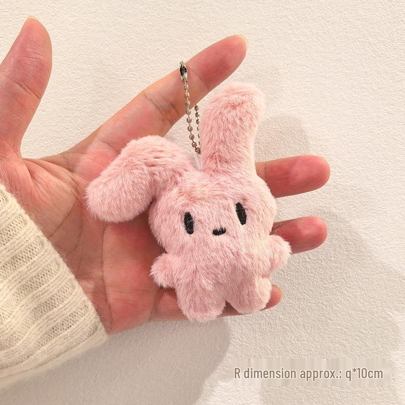 Year of the Sheep Lamb Keychain: Cute Plush Pendant for Students' Bags