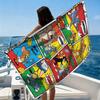 Tom&Jerry Flat Print Beach Towel Microfiber Soft Absorbent Bath Towel for Beach Pool Camping Summer Holiday Gift