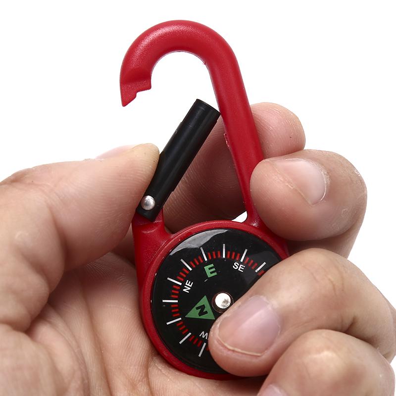 Portable Climbing Hook Compass Key Chain Compass Outdoor Camping Compass
