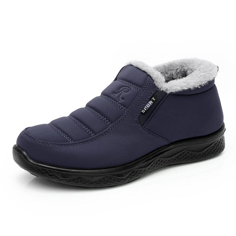 

Women s Winter Velvet-Lined Non-Slip Cotton Boots - Unisex, Thickened Beijing Style 40