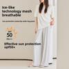 Pupu Maternity Wide-Leg Sun Protection Pants - Spring/Summer Lightweight Loose-Fit Casual Wear