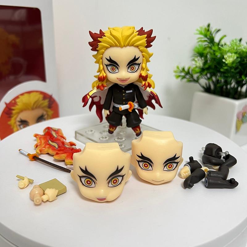 Rengoku Demon Slayer Anime Figure #1408 Giyu Tomioka Kimetsu No Yaiba Action Figure Hashibira Inosuke Figurine Toy