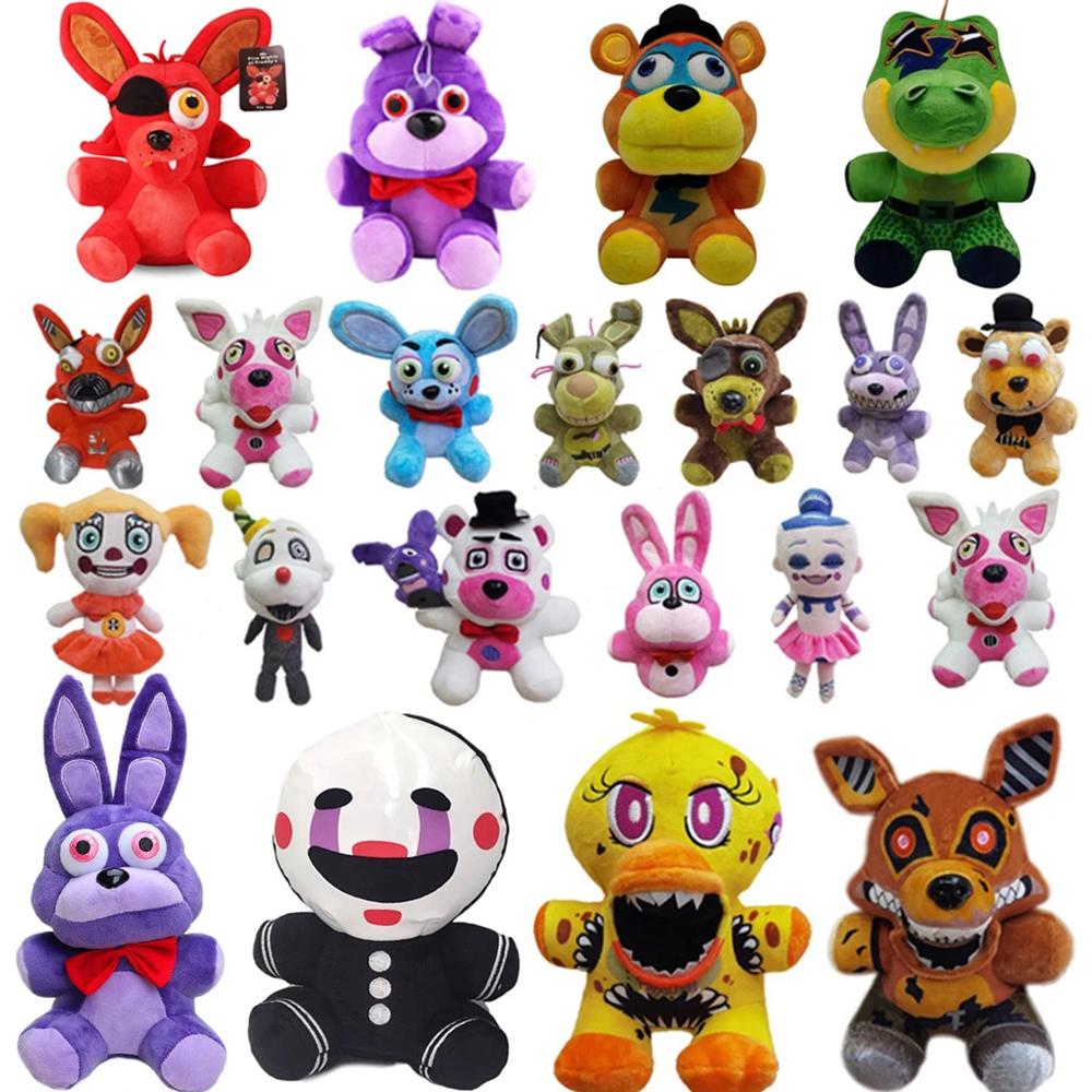 *-*FNAF Plush Plush Toy Soft Stuffed Animal Dolls Clowny Tigry the killer NEW Clown Bonnie Pig Plush Toys for Peluche Gifts