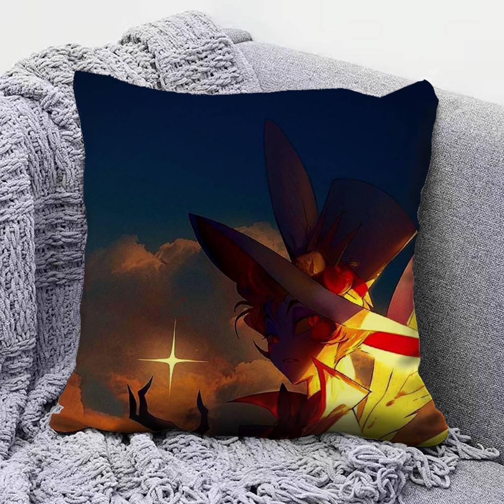 Hazbin HHotel Lucifer MMagne Pillow Covers Home Sofa Cushion Covers and Aecorative Custom