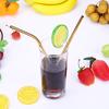 Stainless Steel Metal Reusable Drinking Straws Health Environmental Protection Non-burn Cleaning Brush Kit Kitchen Dining To