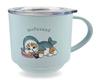 Mofusand Stackable Lid Stainless Steel Mug ( Shark Nyan ) Japan NEW